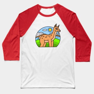 Cute cartoon deer Baseball T-Shirt